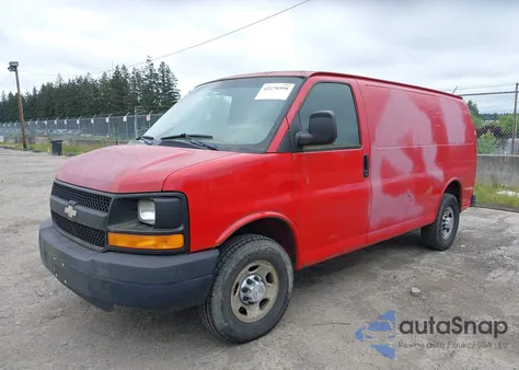2008 Chevrolet Express Work Van z USA, uszkodzony, nr VIN 1GCHG35KX81226174